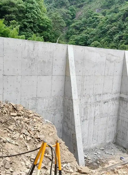 烟台长岛县重力式挡土墙